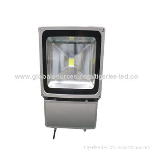 LED floodlight, 100w with 85-265V AC voltages, CE, RoHS approvals